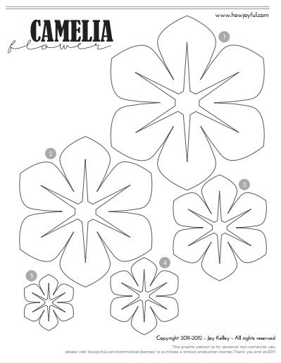 Цветы из фетра от Joy Kelley. МК.