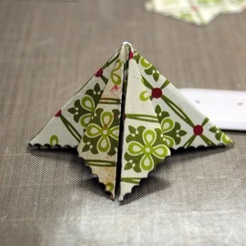 Новогодняя открытка-оригами. Новогодняя открытка-оригами.