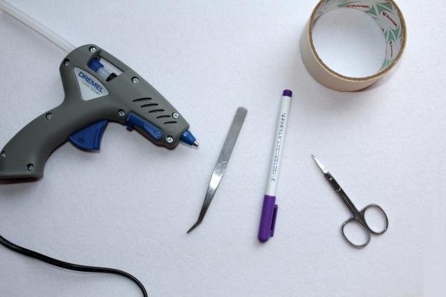 Елочный шар Пуансеттия. Мастер-класс.