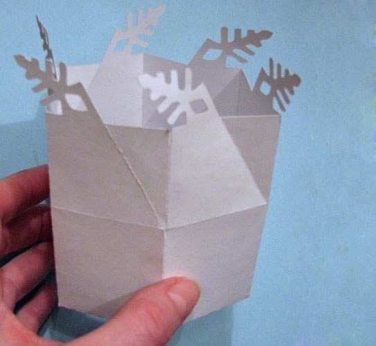 Коробочка Снежинка