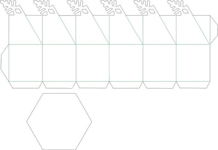 Коробочка Снежинка