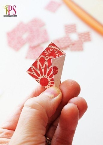 Красивая снежинка для оформления подарков Красивая снежинка для оформления подарков