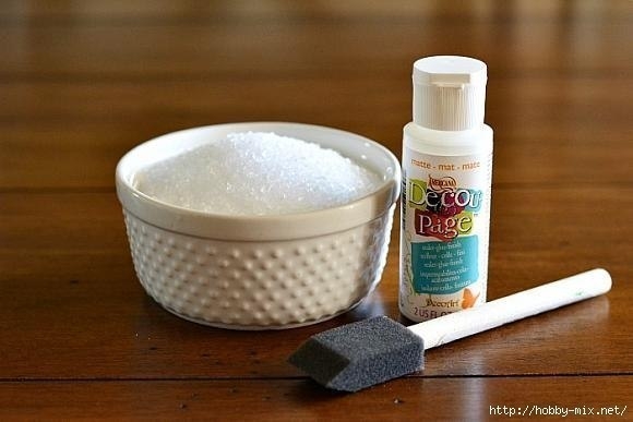 Простой и милый новогодний подсвечник из баночки. МК. Простой и милый новогодний подсвечник из баночки. МК.