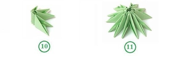 Собираем елочку оригами