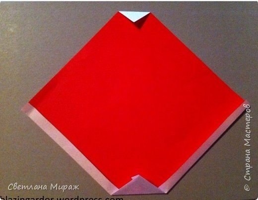 Санта оригами