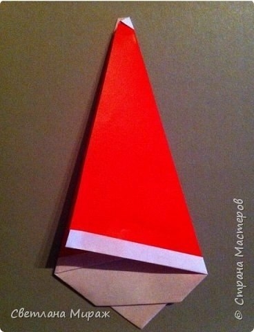 Санта оригами