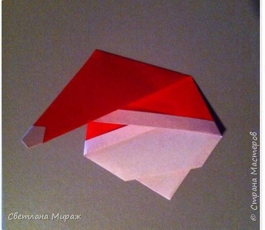 Санта оригами