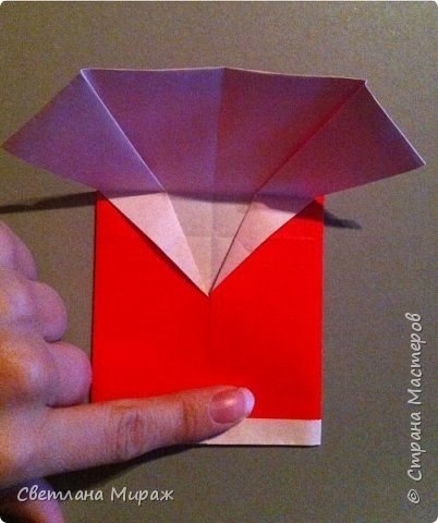 Санта оригами