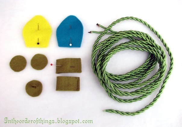 Новогодняя гирлянда. Мастер-класс