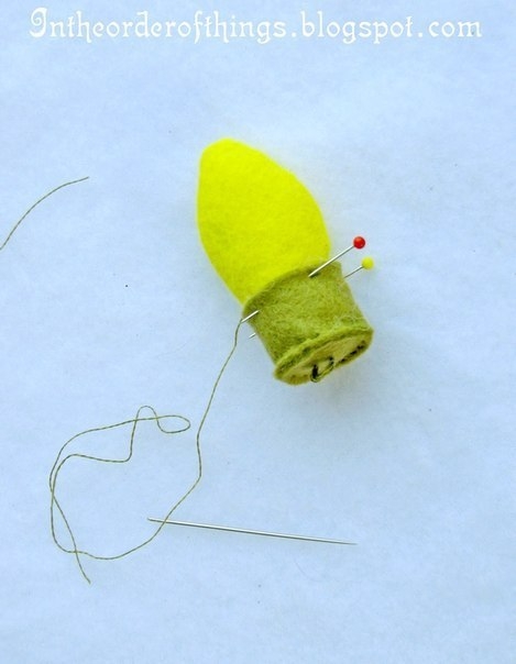 Новогодняя гирлянда. Мастер-класс