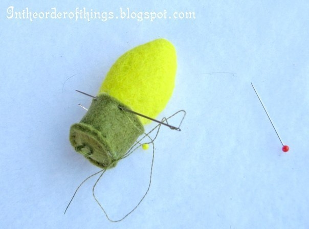 Новогодняя гирлянда. Мастер-класс