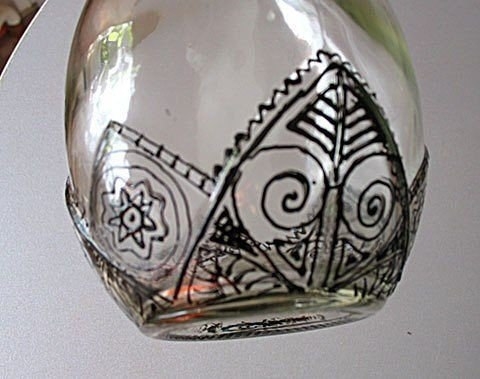 Вазочка из бутылки