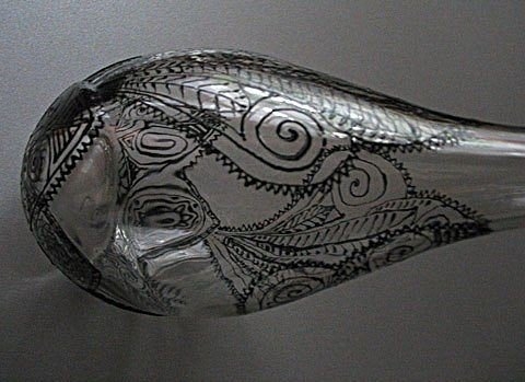 Вазочка из бутылки