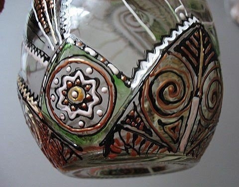 Вазочка из бутылки