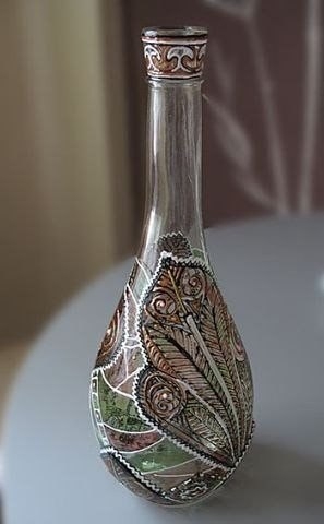 Вазочка из бутылки