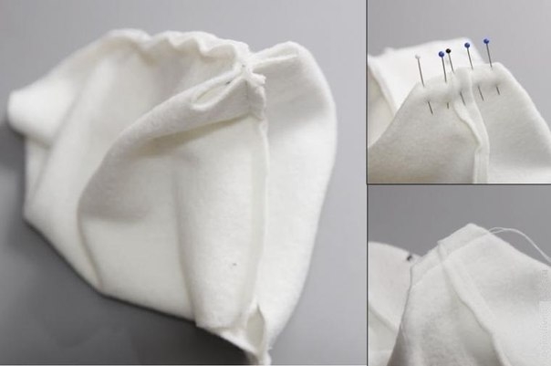 Новогодний снеговик-мешочек для сладостей