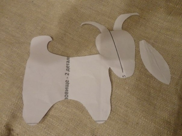 Шьем козочку из флиса