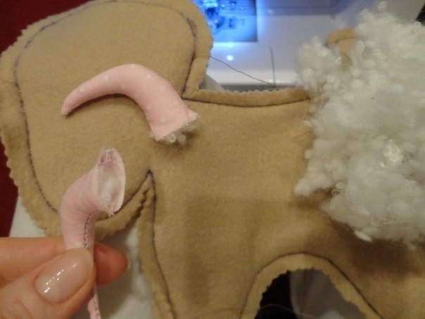 Шьем козочку из флиса