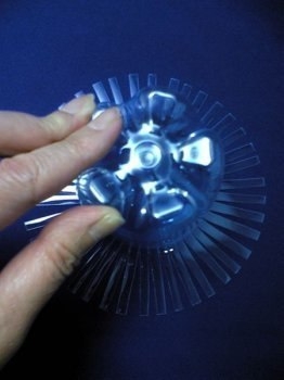 Ваза из пластиковой бутылки.