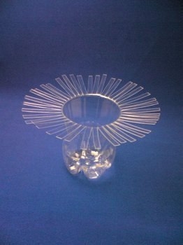 Ваза из пластиковой бутылки.