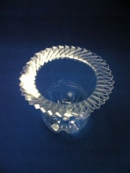 Ваза из пластиковой бутылки.