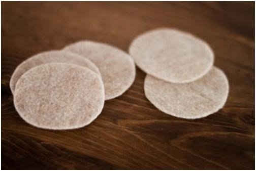 Фетровые цветы для декора