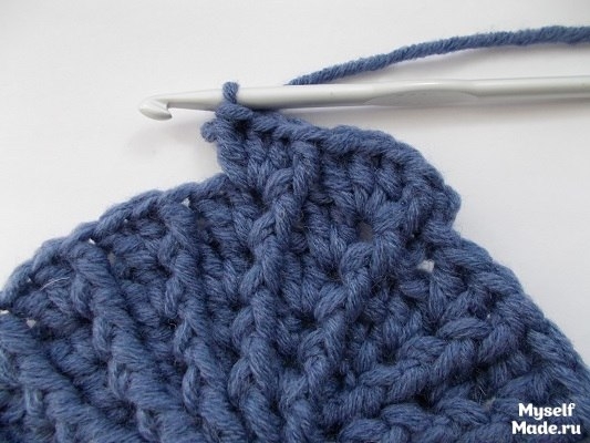 Шапка, вязанная крючком Шапка, вязанная крючком