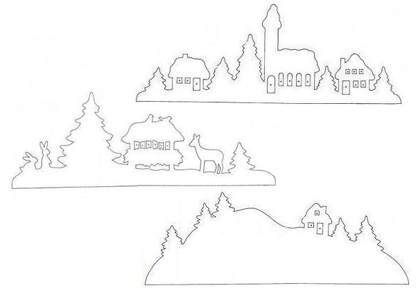 украшаем подоконник к новому году.