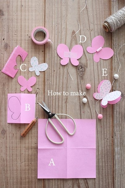 Бабочки в весеннем декоре