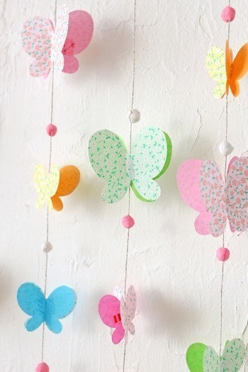 Бабочки в весеннем декоре