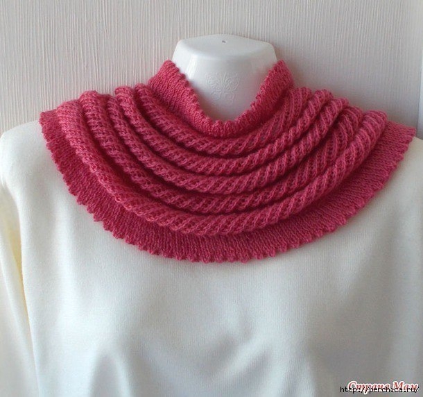 Снуд спицами