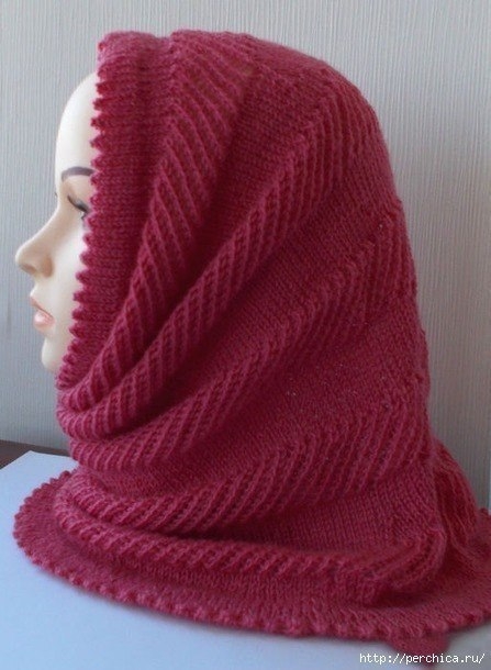 Снуд спицами