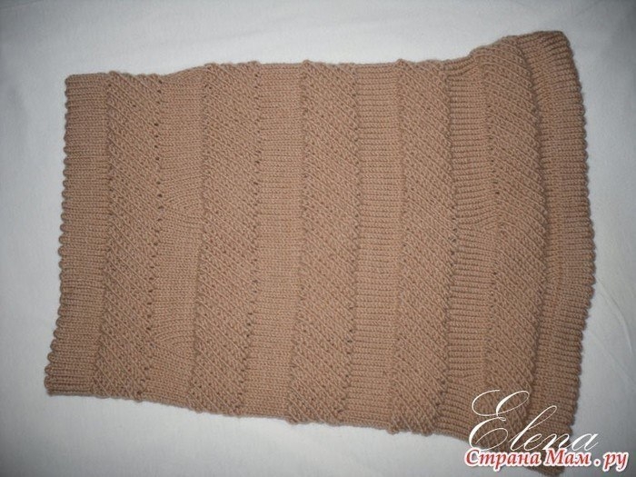 Снуд спицами