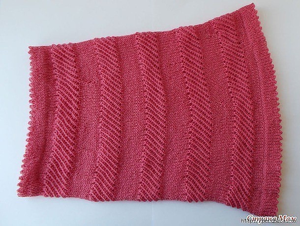 Снуд спицами