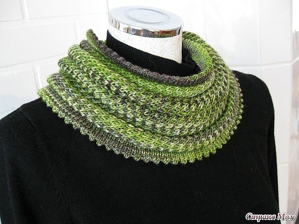 Снуд спицами