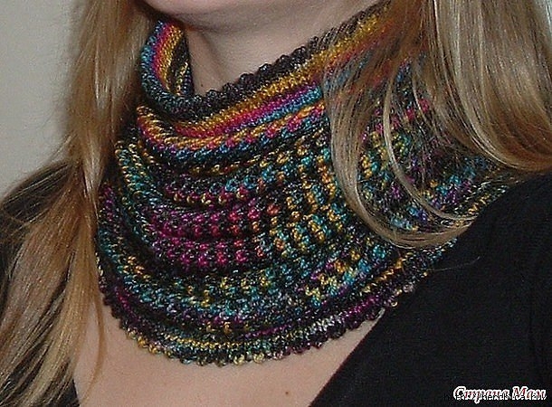 Снуд спицами