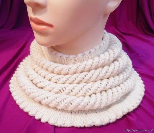 Снуд спицами