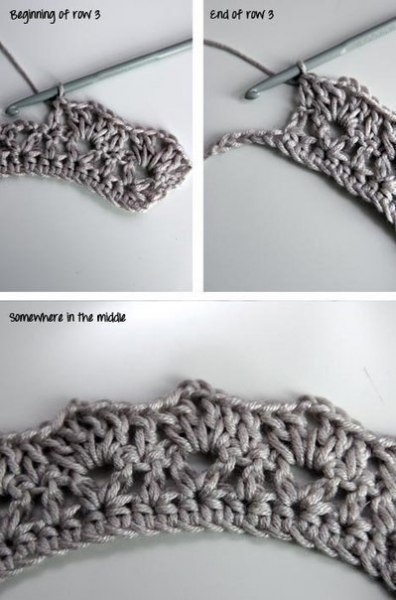 Вяжем милый воротничок