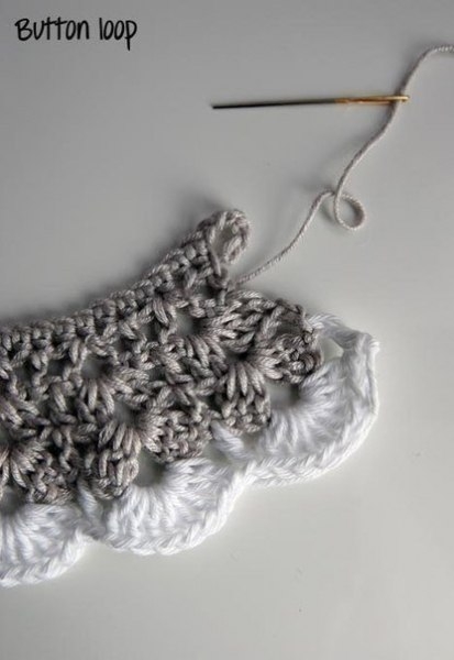 Вяжем милый воротничок