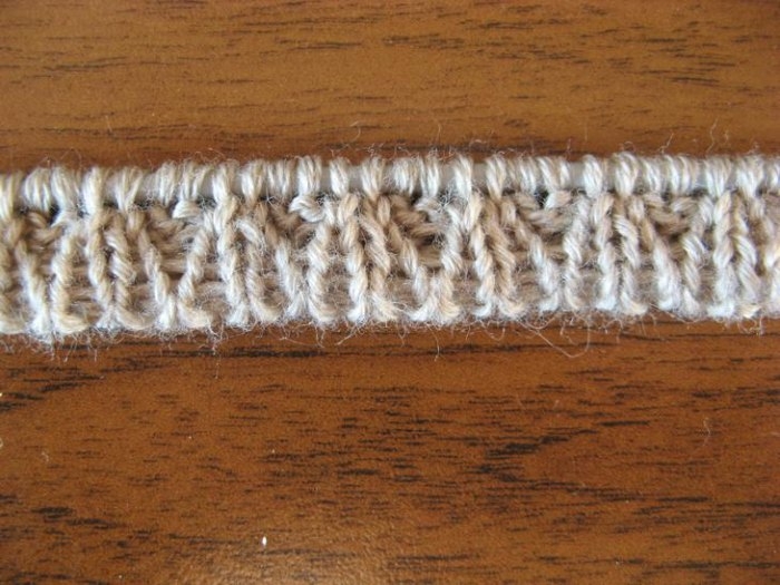 Эластичная резинка 2х2