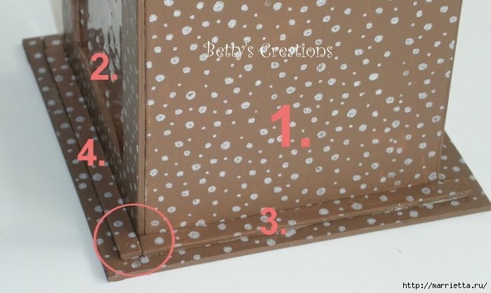 Новогодний фонарик из картона. Мастер-класс