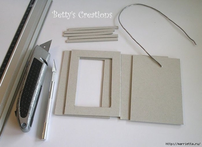 Новогодний фонарик из картона. Мастер-класс