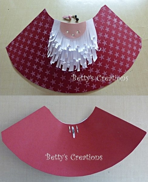 Новогодние гномики из бумаги