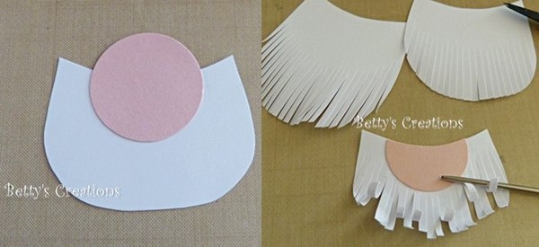 Новогодние гномики из бумаги