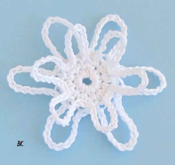 Красивый цветок. Мастер-класс Красивый цветок. Мастер-класс