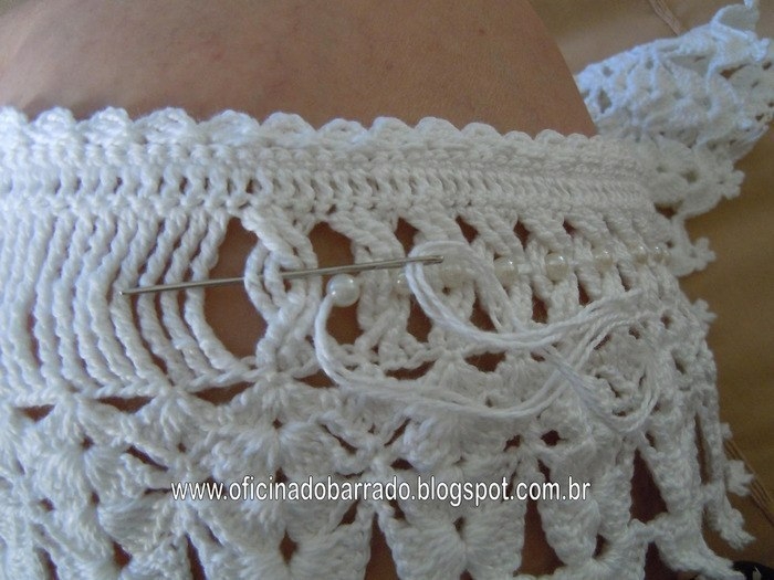 Кайма крючком с бисером в картинках. Кайма крючком с бисером в картинках.