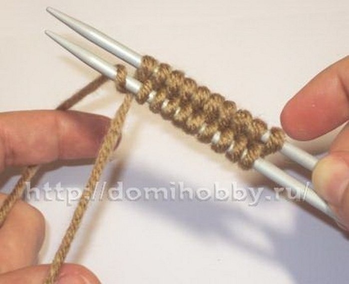 Вязание варежек от кончиков пальцев