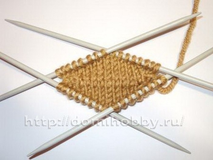 Вязание варежек от кончиков пальцев