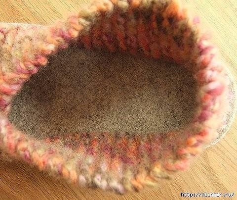 МК шикарнейших и простейших тапочек