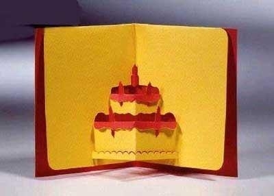 Открытки в технике Pop up или киригами.